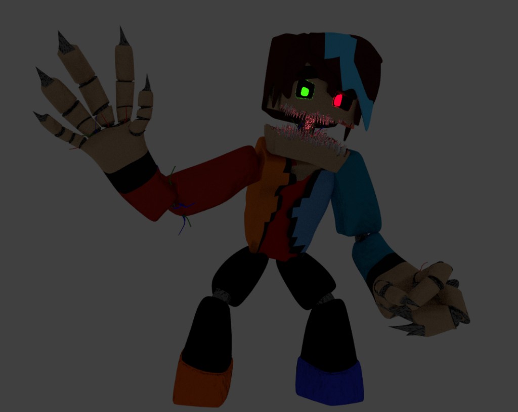 Supahtronic [Minecraft-ish- Cycles Rig] preview image 1